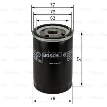 Bosch Alfa Romeo 147 1.9 JTDM 2004-2006 16V Yağ Filtresi