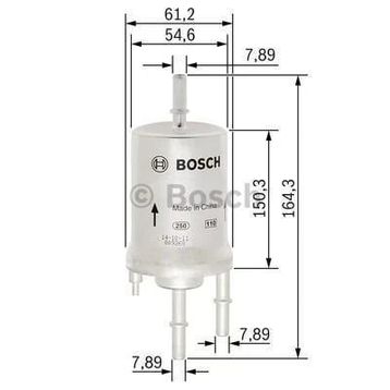 Bosch Audi A3 1.6 2005-2012 Benzin Filtresi