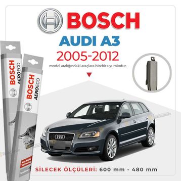 Bosch Audi A3 1.6 2005-2012 Silecek
