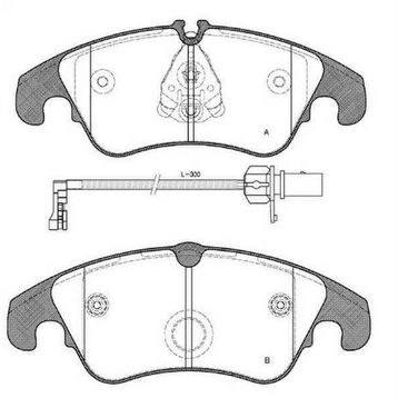 Bosch Audi A4 1.6 2000-2008 Ön Fren Balatası