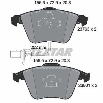 Bosch Audi A4 1.6 2000-2008 Ön Fren Balatası