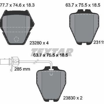 Bosch Audi A4 1.6 2000-2008 Ön Fren Balatası