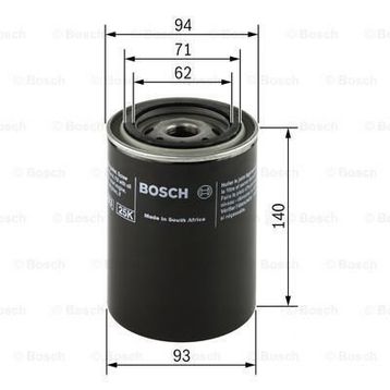 Bosch Audi A4 1.8 Avant 2000-2001 Yağ Filtresi