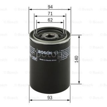 Bosch Audi A4 1.8 T Cabriolet 2006-2009 Yağ Filtresi