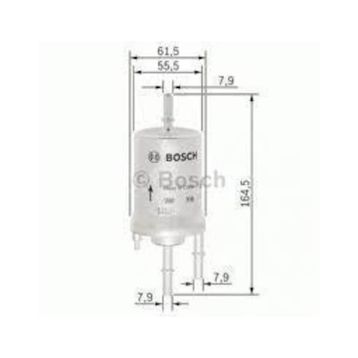 Bosch Audi TT 2.0 TFSI Roadster 2007-2010 Benzin Filtresi