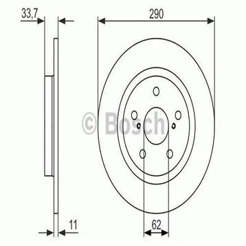 Bosch Avensis 4243105070 Arka Fren Aynası