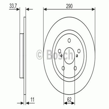 Bosch Avensis 4243105070 Arka Fren Aynası