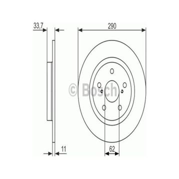 Bosch Avensis 4243105070 Arka Fren Aynası