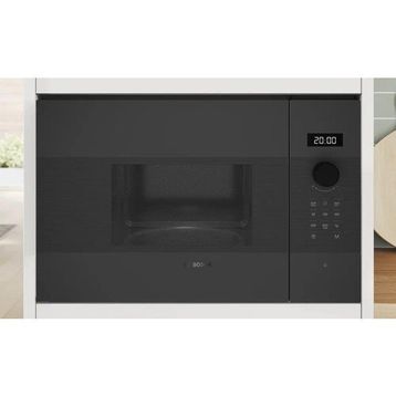 Bosch BFL524MH2 Siyah Ankastre Mikrodalga Fırın