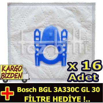 Bosch BGL 3A330C GL 30'lu Süpürge Toz Torbası