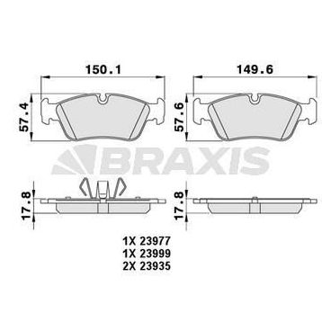 Bosch BMW 318D E90 2.0 2007-2011 Ön Fren Balatası