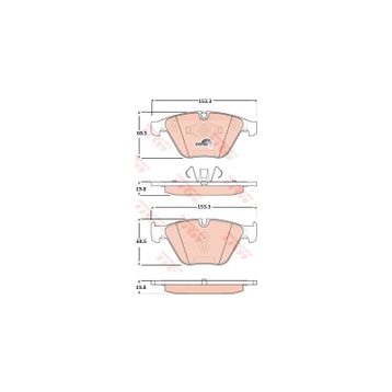 Bosch BMW 318D E90 2.0 2007-2011 Ön Fren Balatası