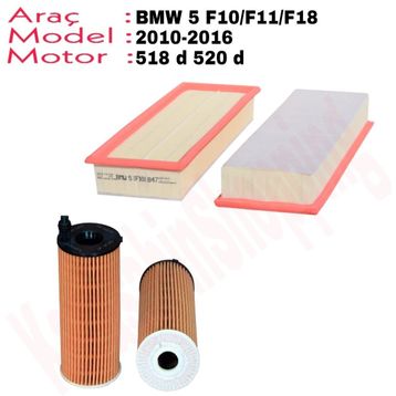 Bosch Bmw 520 İ 20 6S 3 4 Filtre Seti