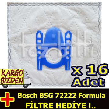 Bosch BSG 72222 Formula Toz Süpürge Torbası