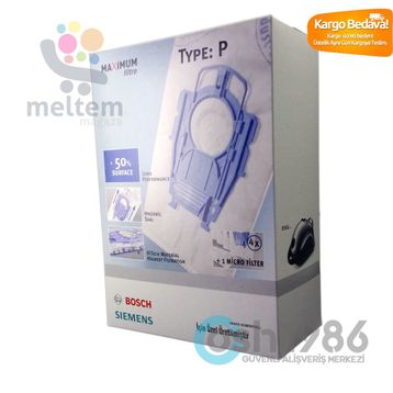 Bosch BSG 81266 Ergomaxx 4 Adet Micro Filtre Uyumlu Süpürge Toz Torba