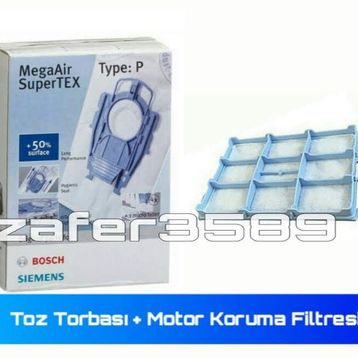 Bosch BSG 82488 Toz 4 Adet Micro Filtre Süpürge Torbası
