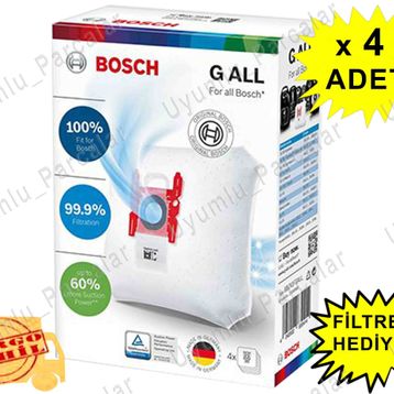 Bosch BSG62223 10 Adet Toz Torbası
