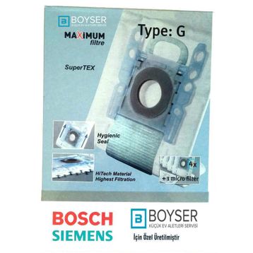 Bosch BSG6B111 Süpürge Bez Toz Torbası