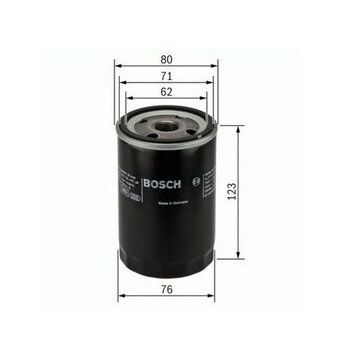 Bosch Caddy Golf Jetta Passat Polo Bora T5 Lt28 35 Lt40 55 Ibiza Leon Toledo Octavia Yağ Filtresi