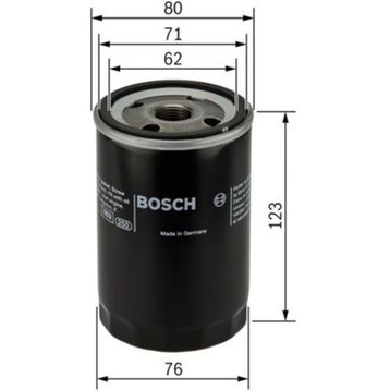 Bosch Caddy Golf Jetta Passat Polo Bora T5 Lt28 35 Lt40 55 Ibiza Leon Toledo Octavia Yağ Filtresi