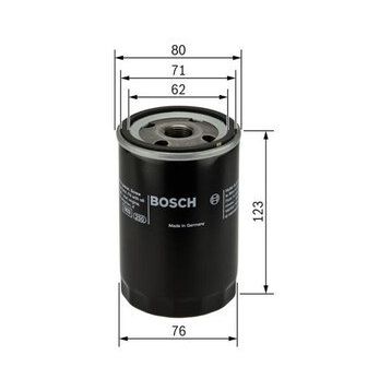 Bosch Caddy Golf Jetta Passat Polo Bora T5 Lt28 35 Lt40 55 Ibiza Leon Toledo Octavia Yağ Filtresi