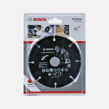 Bosch Carbide Multiwheel 125 mm Taşlama Makineleri ile Ahşap ve Plastiği Güvenli Kesme Bıçağı