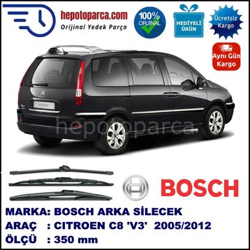 Bosch Citroen C8 V3 2002-2005 350 mm Arka Silecek