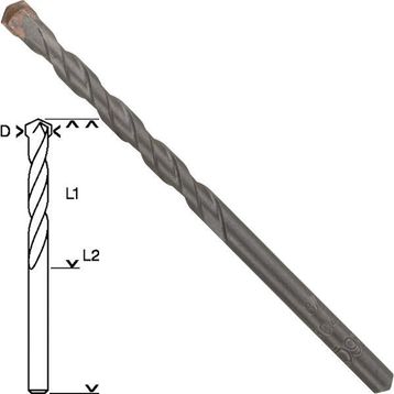 Bosch CYL-3 8x80x120 mm Beton Matkap Uç
