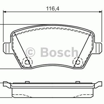 Bosch Dacia Ön Fren Balatası