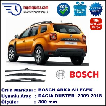 Bosch Daica Duster 2009 Sonrası 300 mm Arka Silecek