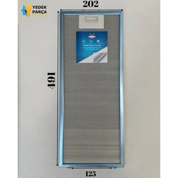 Bosch Davlumbaz 20.2x49.1 cm Arka Ara 12.5 cm Aspiratör Filtresi