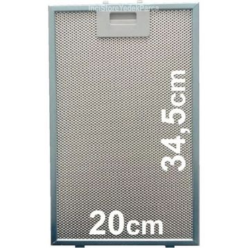 Bosch Davlumbaz Alüminyum Yağ Filtresi 20x34.5 cm Aspiratör Filtre