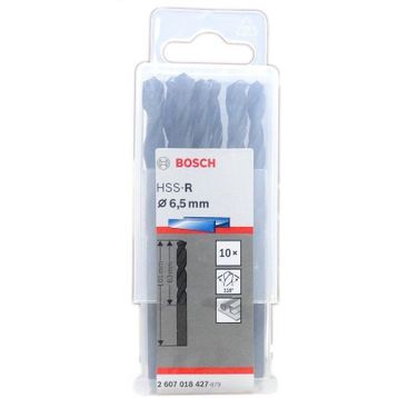 Bosch DIN338 HSS-R 4x43x75 mm 10lu Metal Matkap Ucu