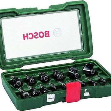 Bosch Dıy 15 Parça 8 mm Şaftlı Freze Seti