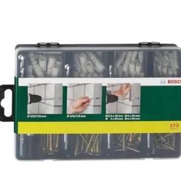 Bosch DIY 173 Parça Aksesuar Sabitleme Seti