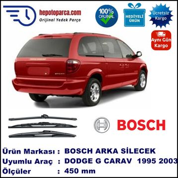 Bosch Dodge CARAVAN NS 1995-2003 450 mm Arka Silecek