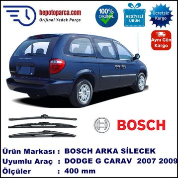 Bosch Dodge Grand CARAVAN RT 2007-2009 400 mm Arka Silecek