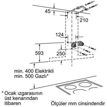 Bosch DWK067E50 Davlumbaz