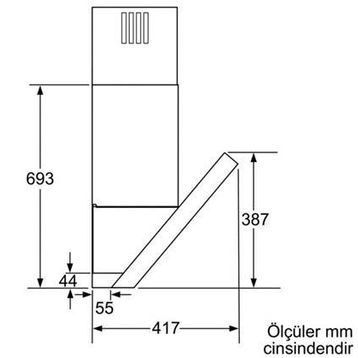 Bosch DWK067E50 Davlumbaz