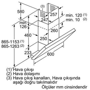 Bosch DWK067E50 Davlumbaz