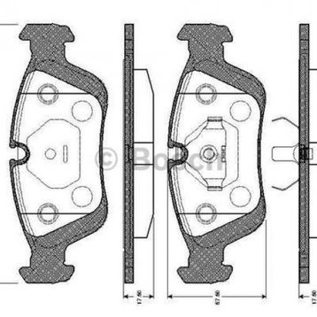 Bosch E36/E46 Ön Fren Balatası