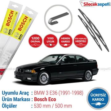 Bosch Eco BMW 3 E36 1991-1998 Silecek Takımı