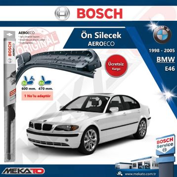 Bosch Eco Bmw E46 1998-2005 Silecek Takımı