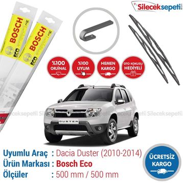 Bosch Eco Dacia Duster 2010-2014 Silecek Takımı