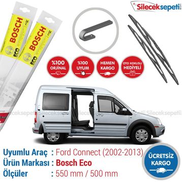 Bosch Eco Ford Connect 2002-2013 Silecek Takımı