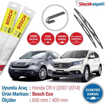 Bosch Eco Honda CRV 2007-2014 Silecek Takımı