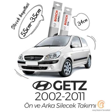 Bosch Eco Hyundai Getz 2002-2011 Arka Silecek