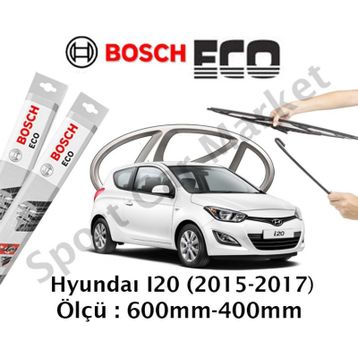Bosch Eco Hyundai i20 2015-2017 Silecek Takımı