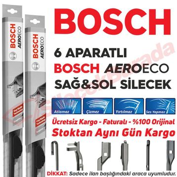Bosch Eco Hyundai i20 2015-2017 Silecek Takımı