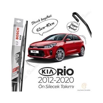 Bosch Eco Kia Rio Ön 2012-2020 Silecek Takımı